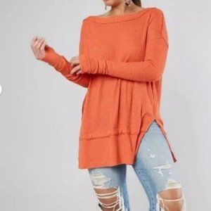 Coral knit Tunic